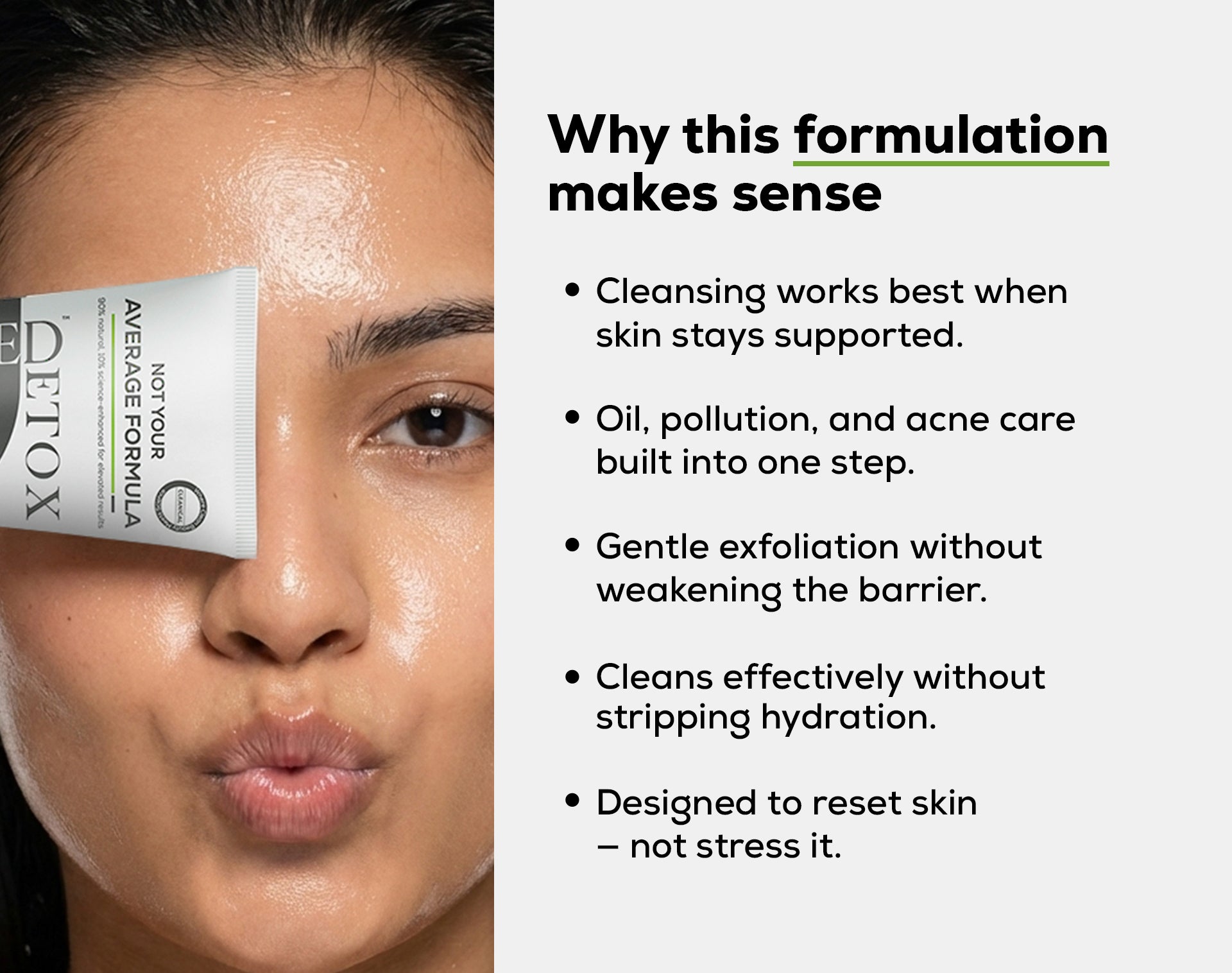 Detox: Acne, Oil & Pollution Control Face Wash