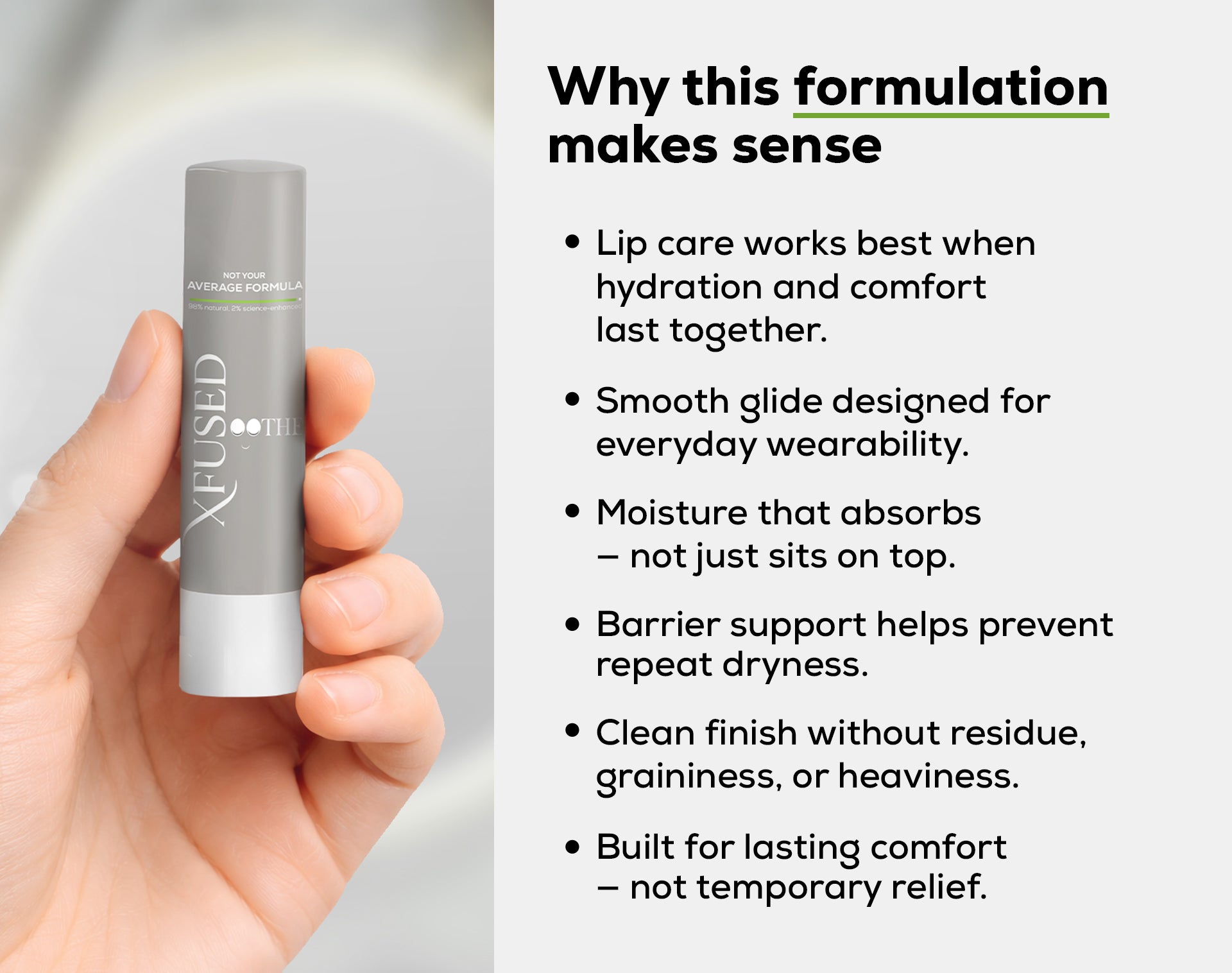 Soothe (Plain): Lip-First Care Balm