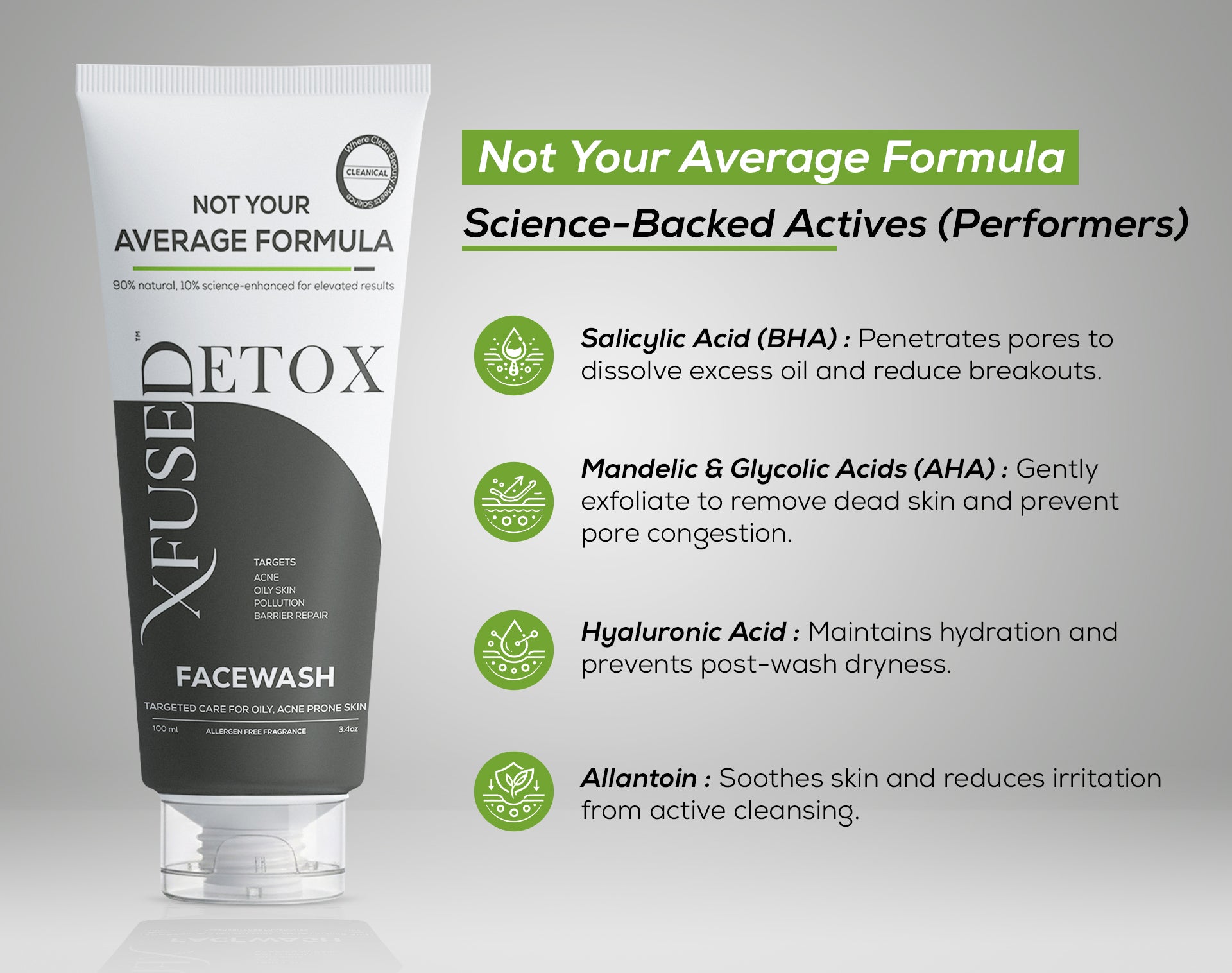 Detox: Acne, Oil & Pollution Control Face Wash