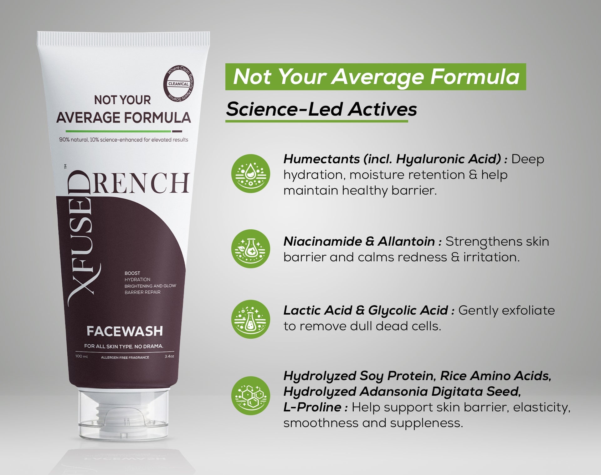 Drench: Hydrating & Brightening Facewash