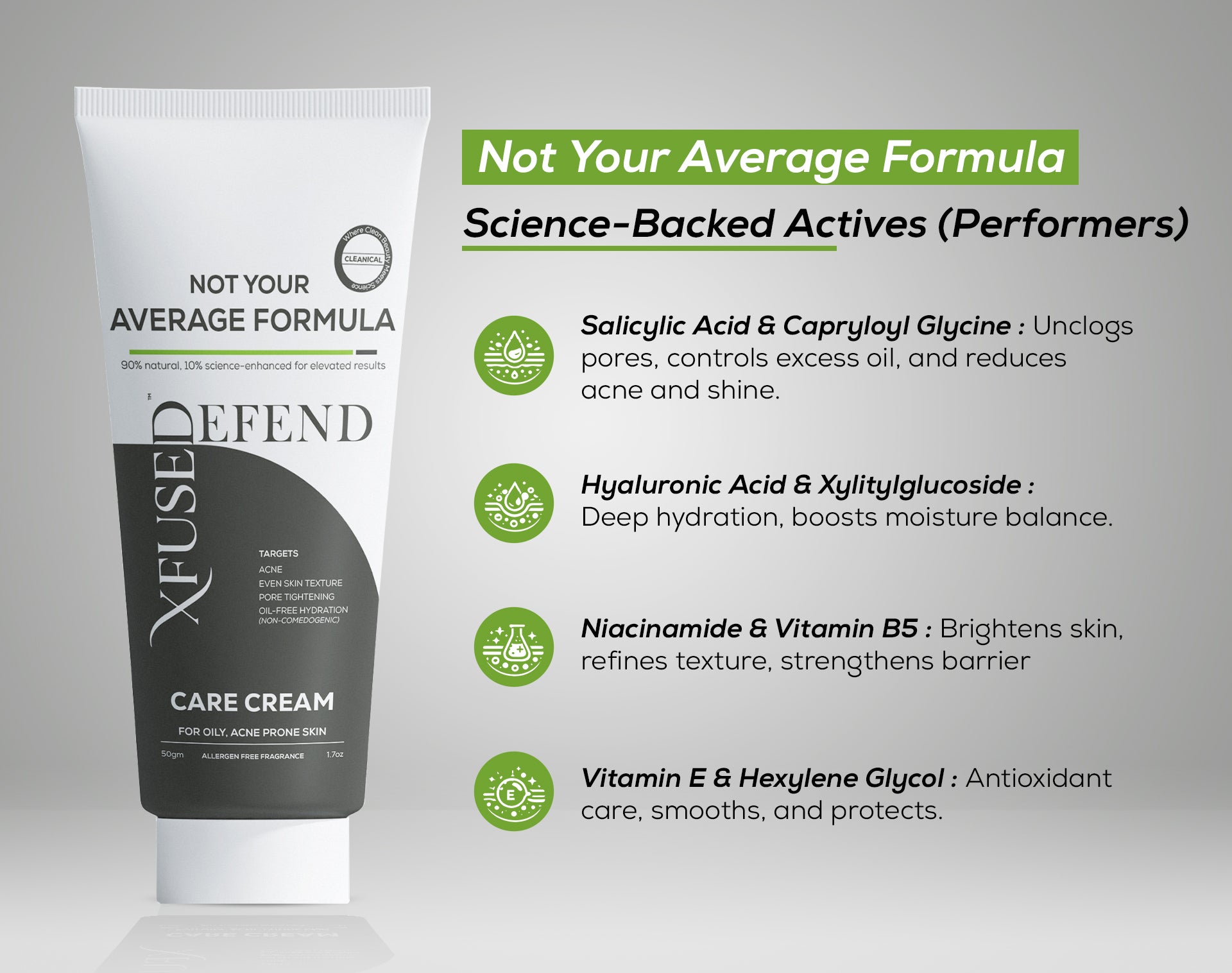 Defend: Oil & Acne Control Daily Moisturiser