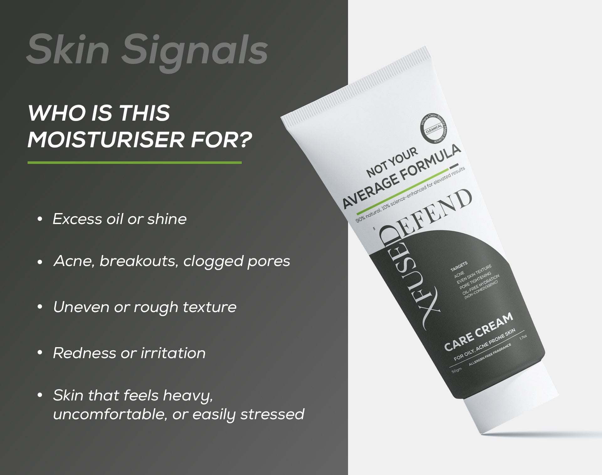 Defend: Oil & Acne Control Daily Moisturiser