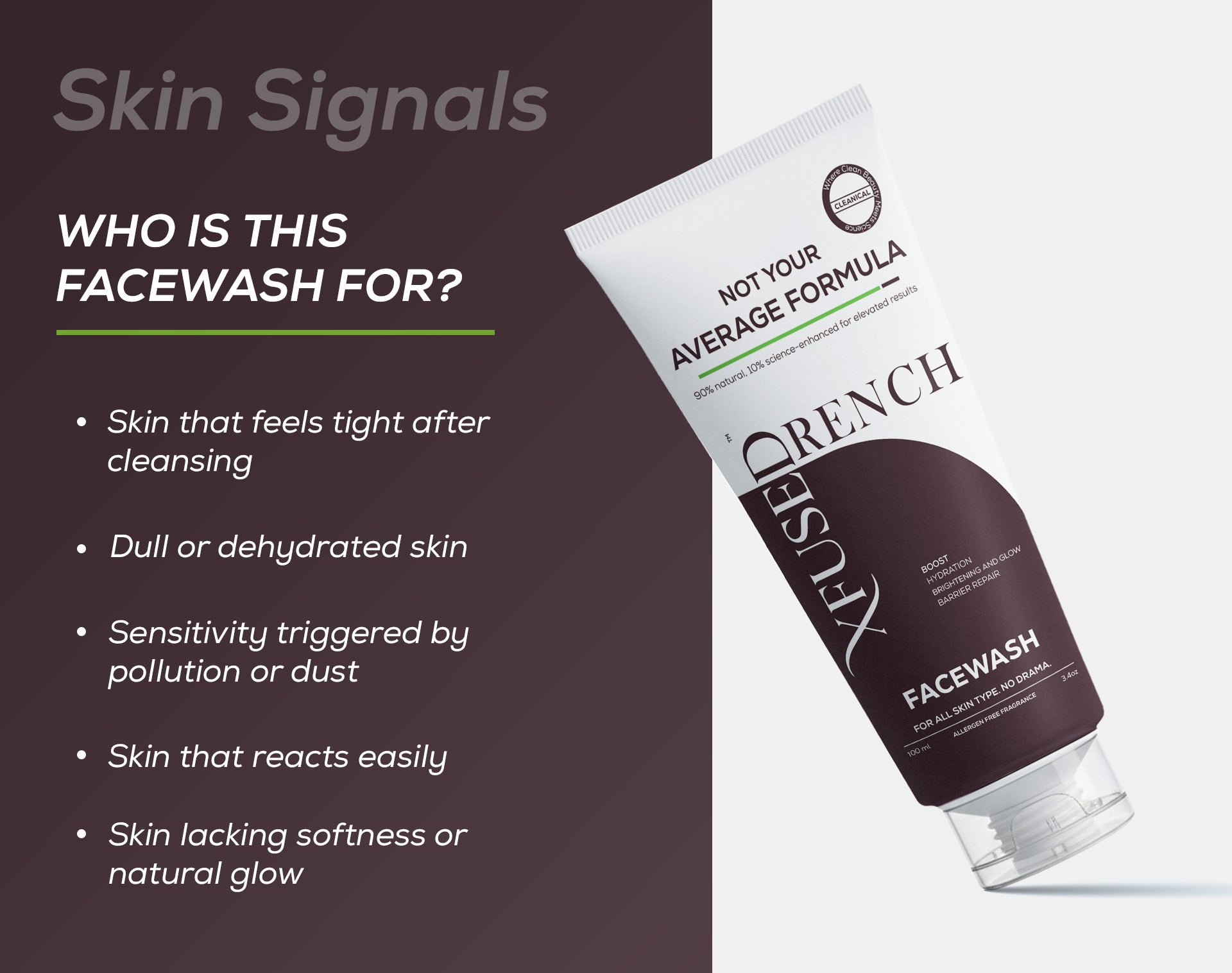 Drench: Hydrating & Brightening Facewash