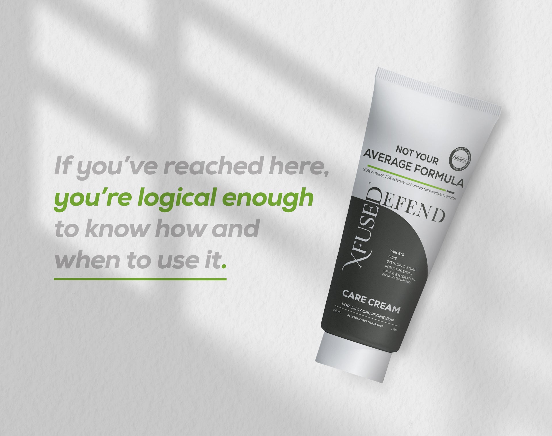 Defend: Oil & Acne Control Daily Moisturiser