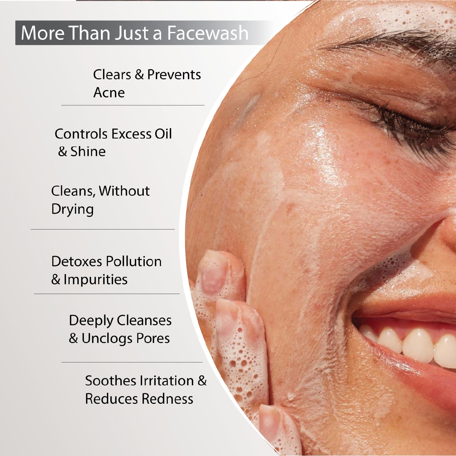 Detox: Acne, Oil & Pollution Control Face Wash