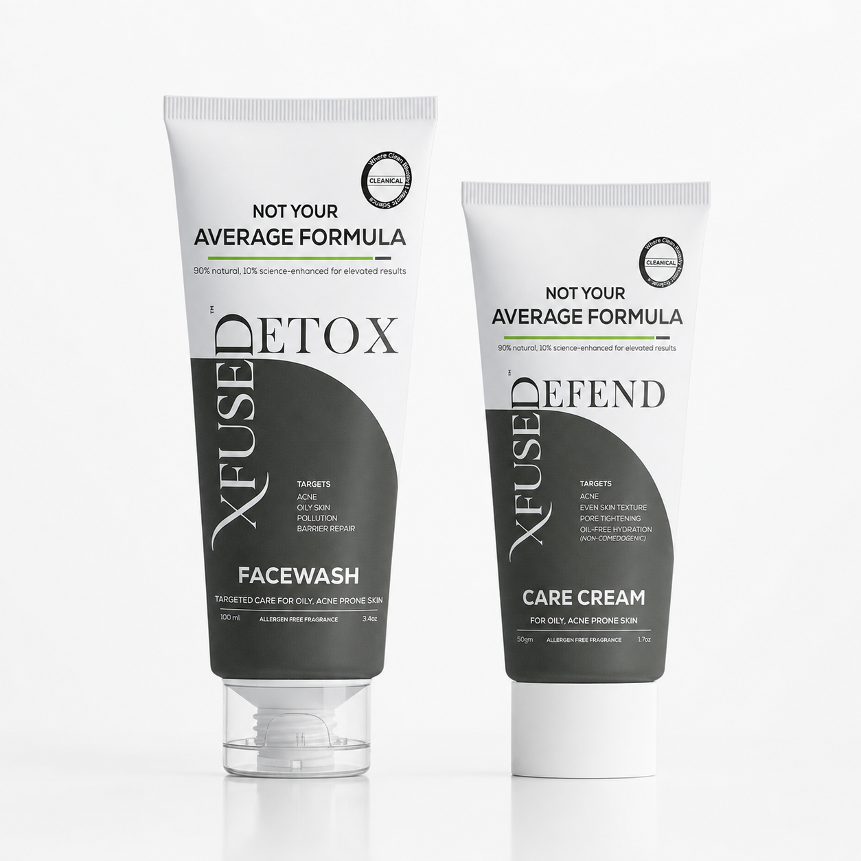 Total Acne Care : Detox Facewash + Defend Oil-free Moisturiser