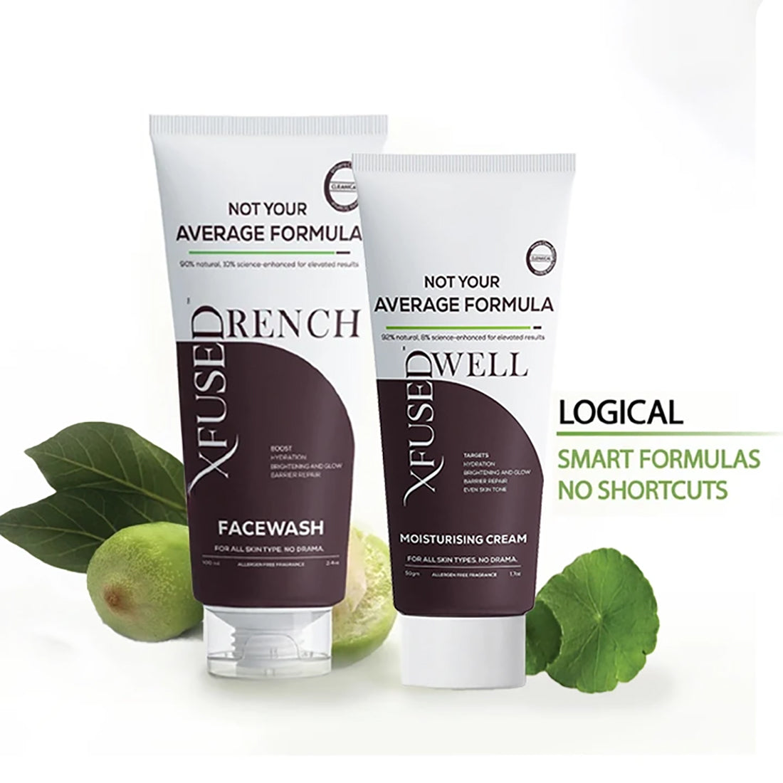 Total Hydration & Glow Combo: Drench Facewash + Dwell Moisturiser