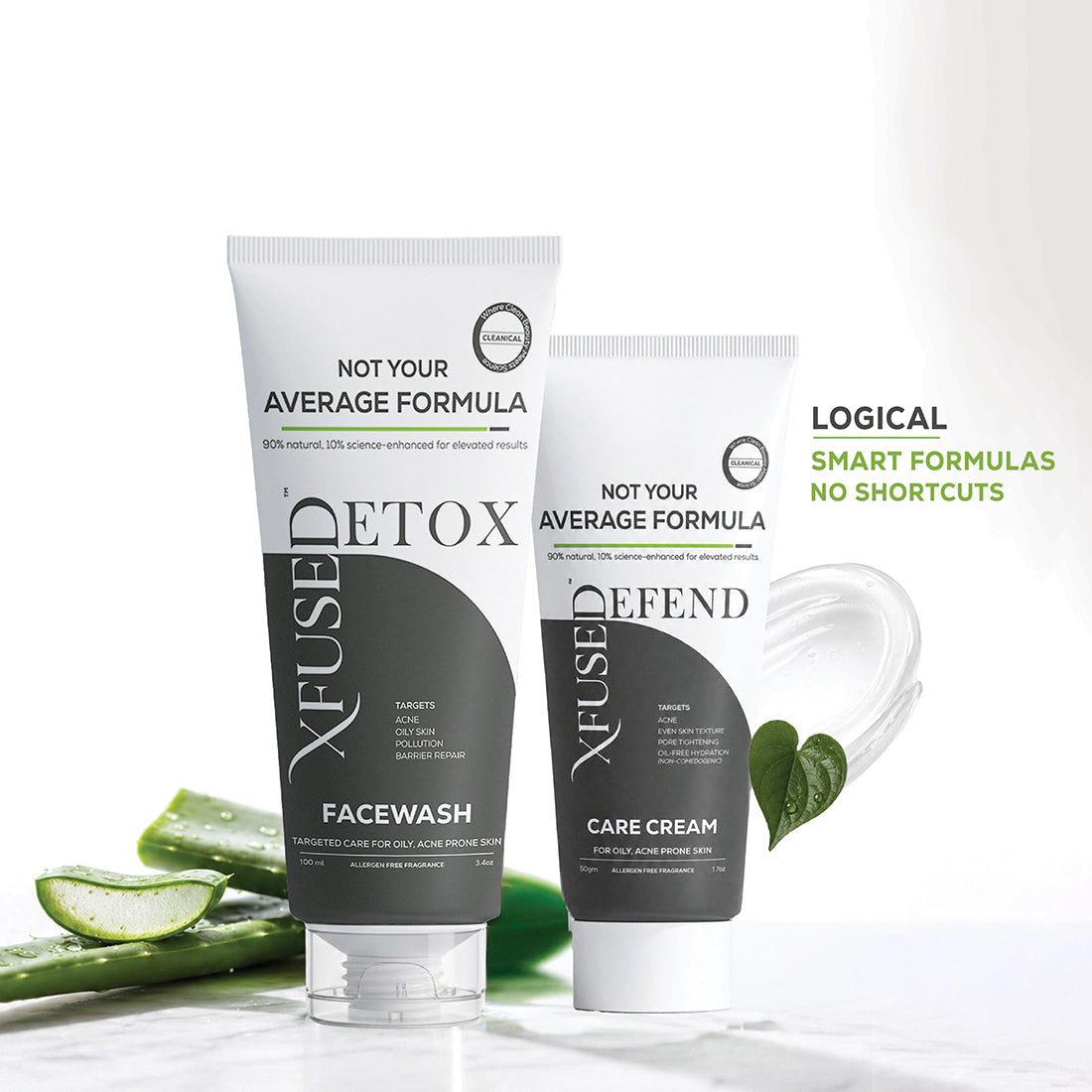 Total Acne Care : Detox Facewash + Defend Oil-free Moisturiser