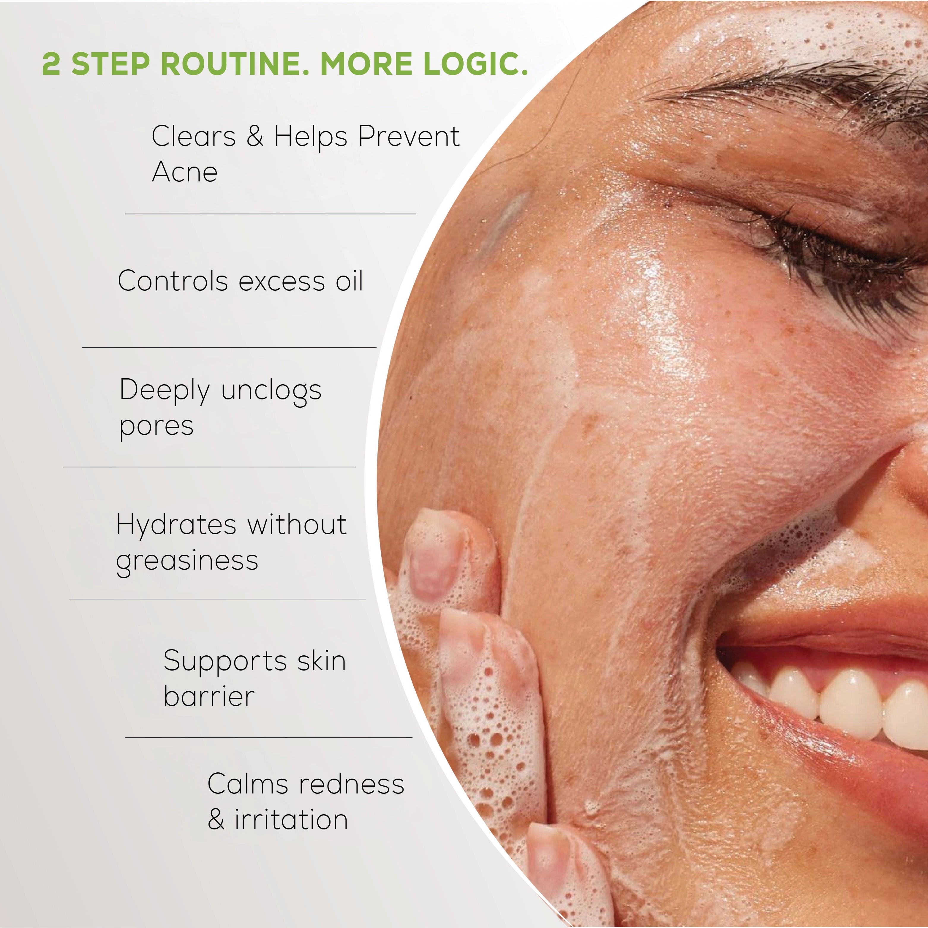 Total Acne Care : Detox Facewash (100ml) + Defend Oil-free Moisturiser (50gm)